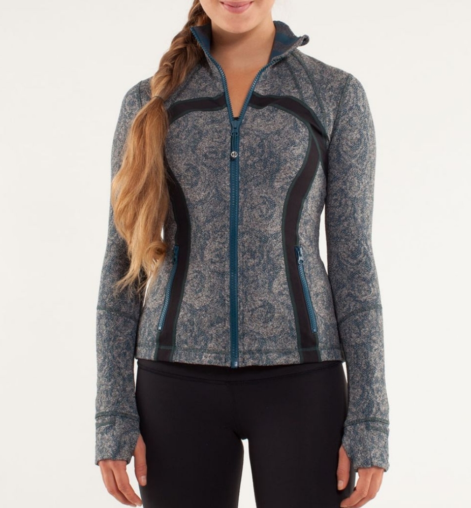 Lululemon Define Jacket, Size 4, Alberta Lake Rose Herringbone